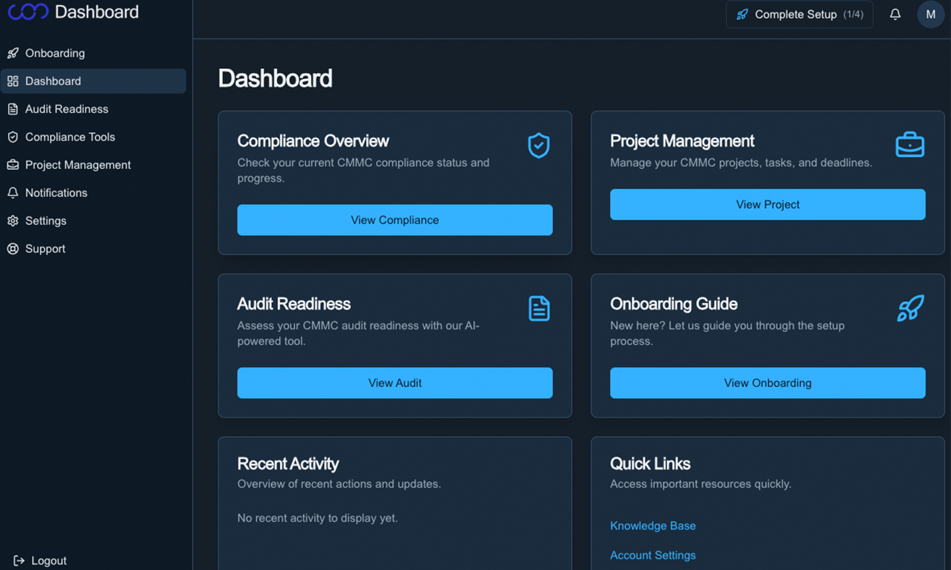 Project List Screenshot